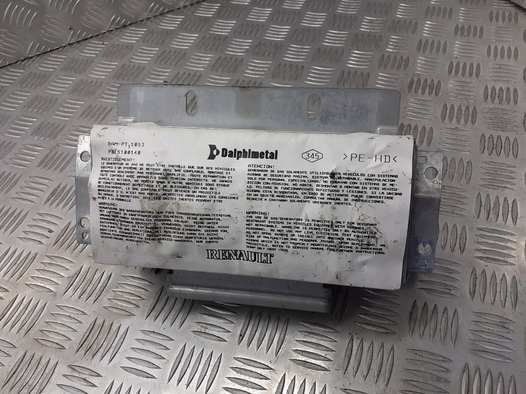 фото №1, Подушка подушка безопасности пассажира clio iii 8200303496