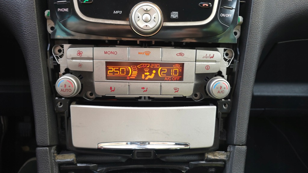 фото №3, Ford galaxy mk2 mk3 06-10 r панель обдув кондиционера na задняя 3 ряд europa