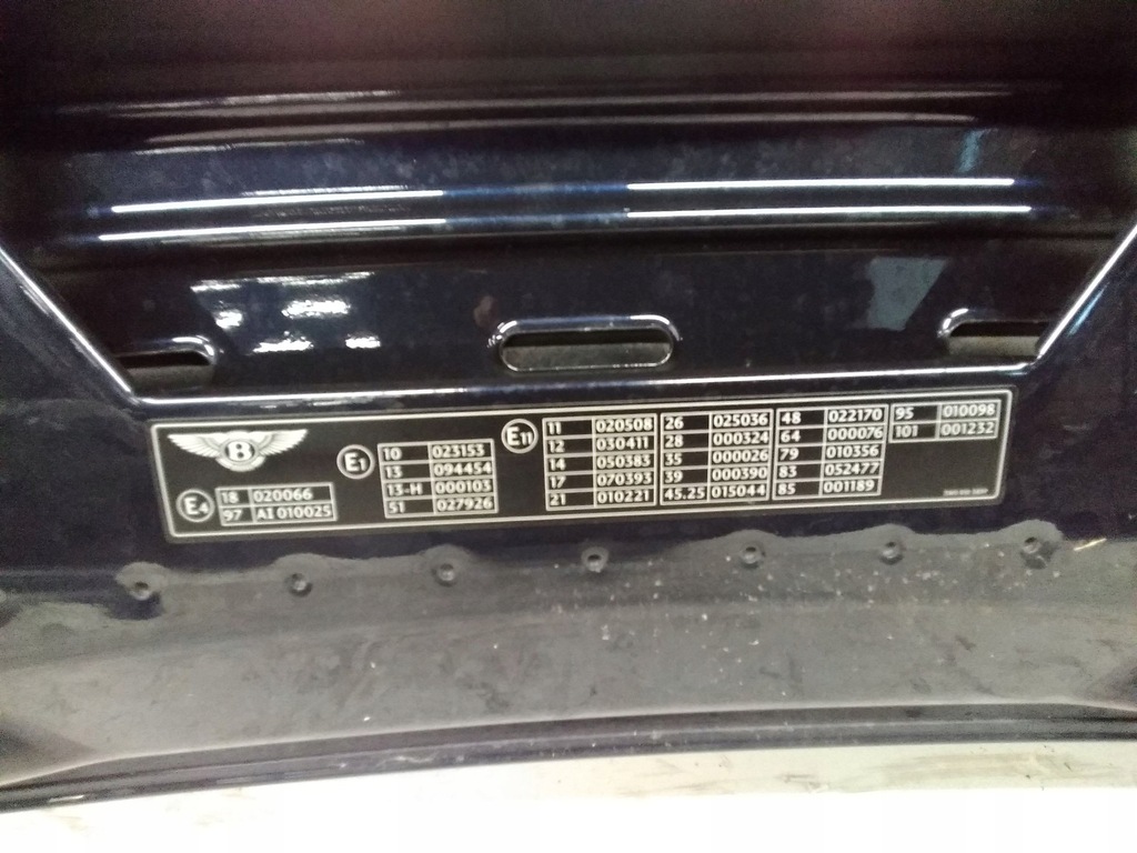 фото №11, Bentley continental 2005 кришка передня / капот двигуна