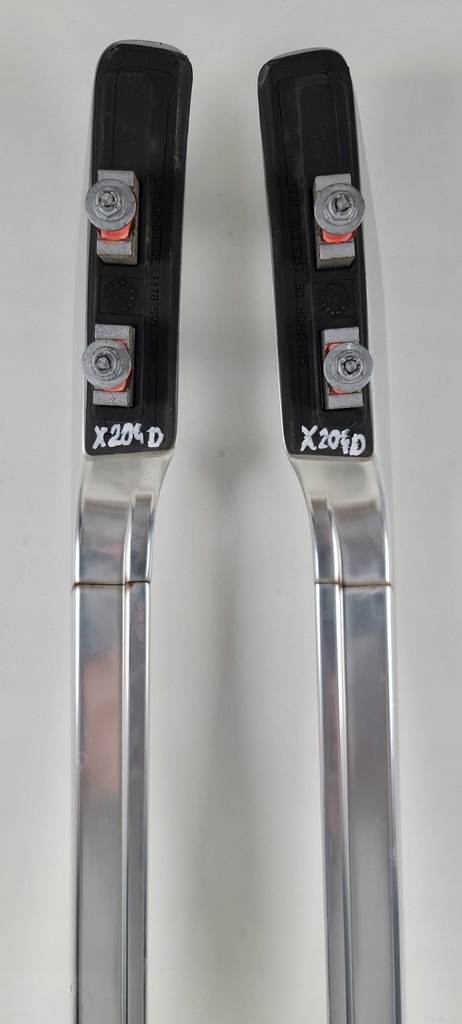 фото №7, Рейлінги дахові хром mercedes glk x204 пара