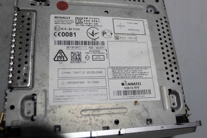 фото №4, Радіо renault fluence