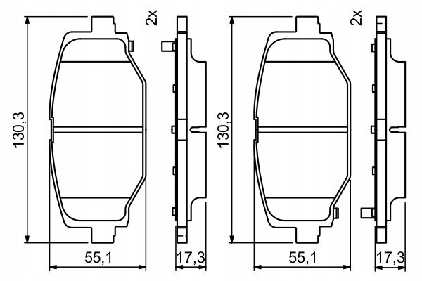 фото №8, Bosch тормозные колодки тормозные задняя 986 494 767