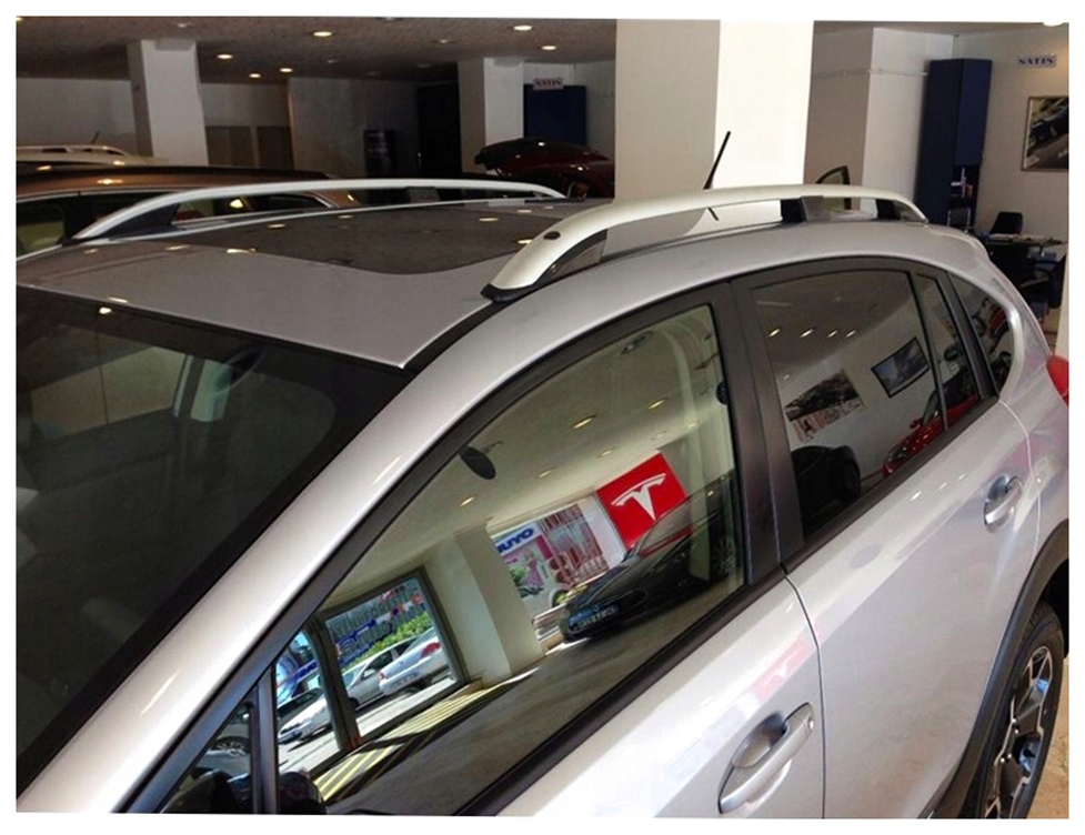 фото №9, Subaru xv рейлинги кровельные aluminiowe серебристый