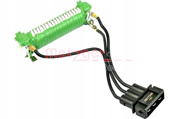 фото №2, Metzger 0917246 резистор предварительный, двигатель электрический вентилятора радиатора