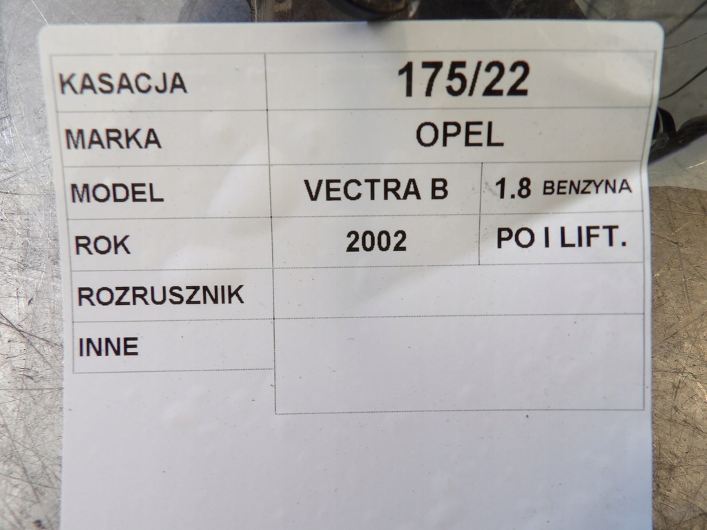 фото №4, Стартер opel vectra b 1,8b 0001107077