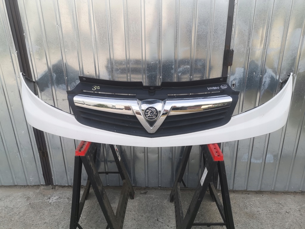 фото №1, Решітка радіатора решітка радіатора opel vivaro a lift 06-14 білий