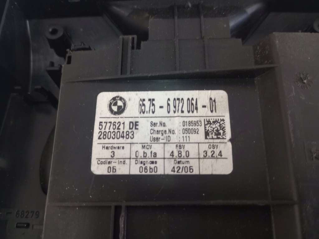 фото №8, Bmw лампа кабіни стельовий модуль 6946126 6972064 europa