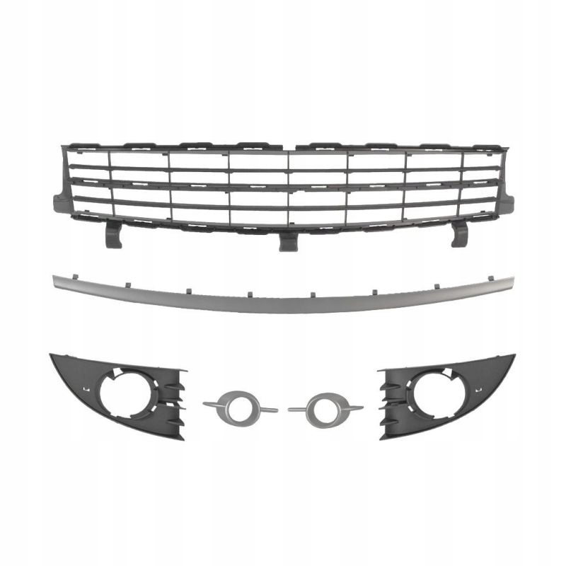 фото №1, Решётка радиатора w бампере левая+ правая+ средняя renault scenic, 08.2006-