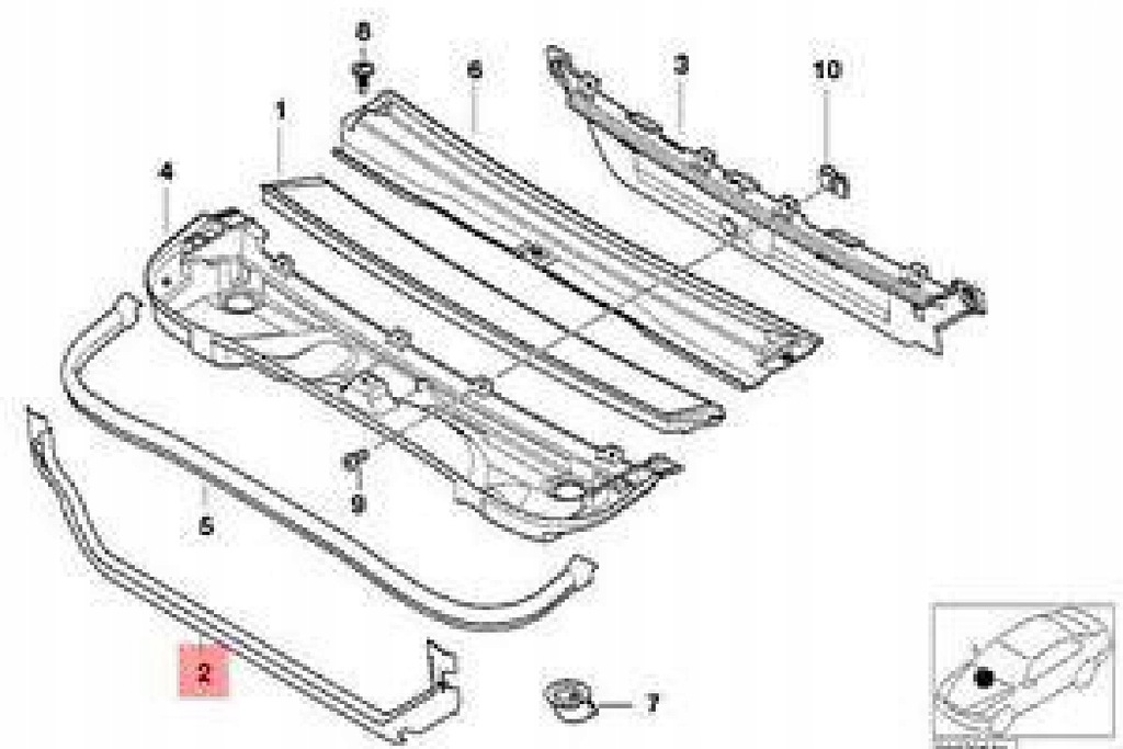 фото №7, Bmw e46 e83 e83n прокладка корпус микрофильтра воздуха салонный 8370409