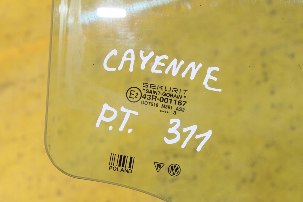 фото №3, Стекло дверь правый задняя cayenne
