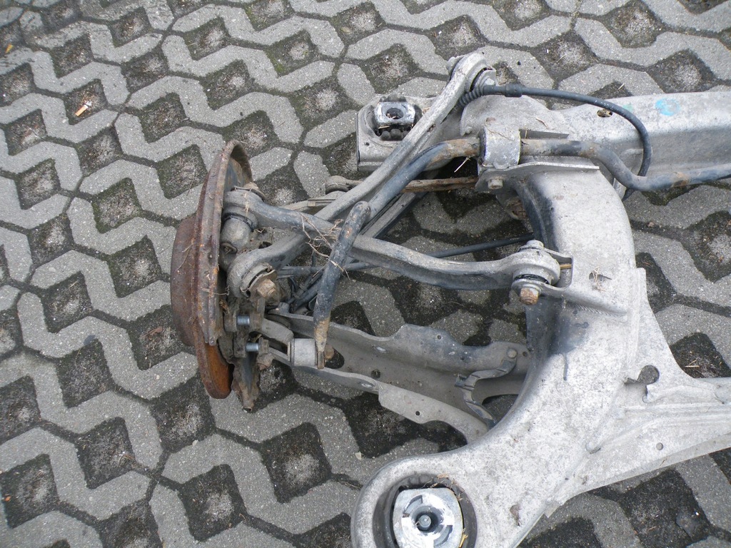 фото №6, Mercedes w220 ступиця поворотний кулак ліва задня важіль задній лівий підвіска задня