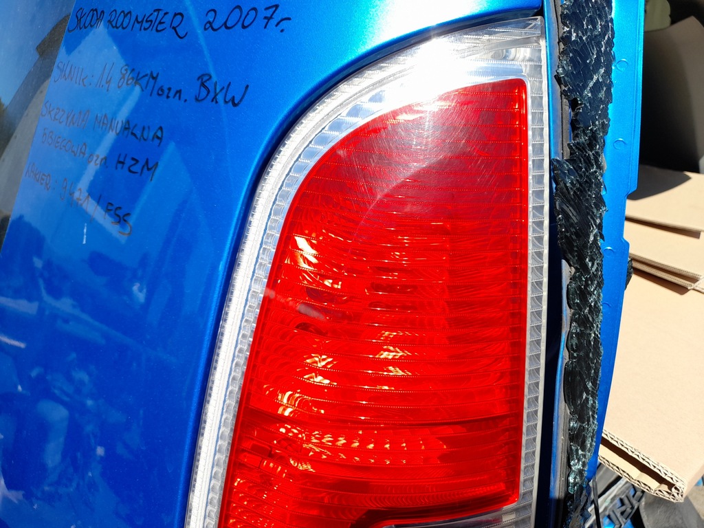 фото №7, Skoda roomster лампа левый задняя левая задняя