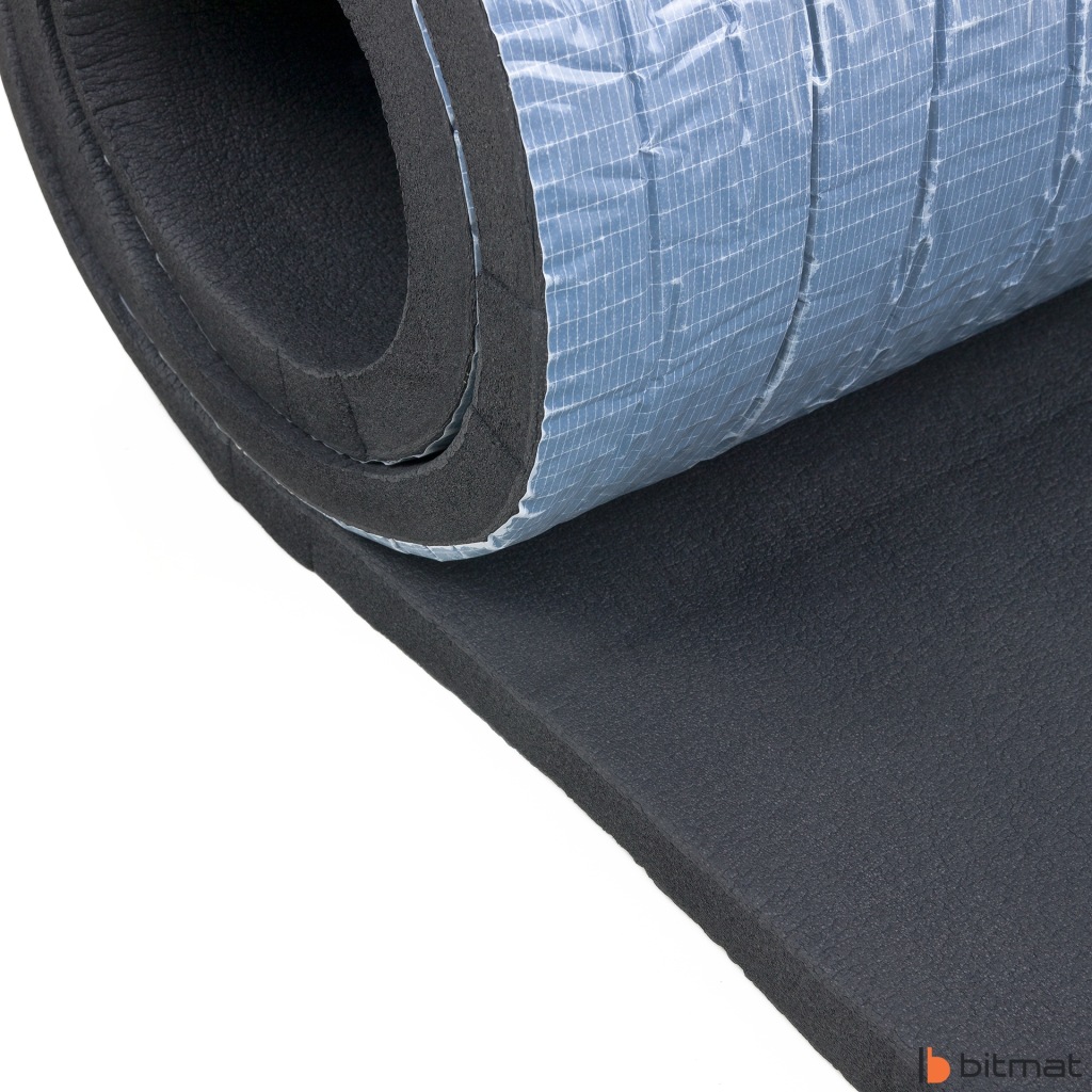 Мат шумоизоляционная пена kauczukowa 32mm с klejem gruba ocieplenie bramy Киев