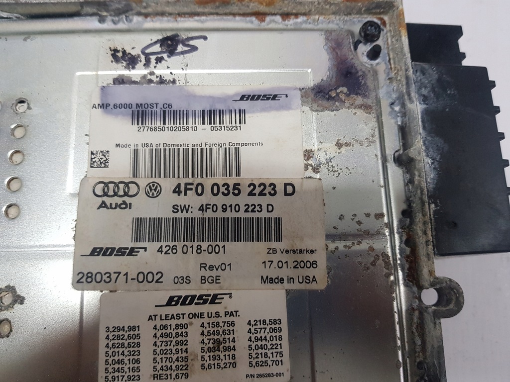 фото №6, Audi a6 c6 підсилювач bose 4f0035223d