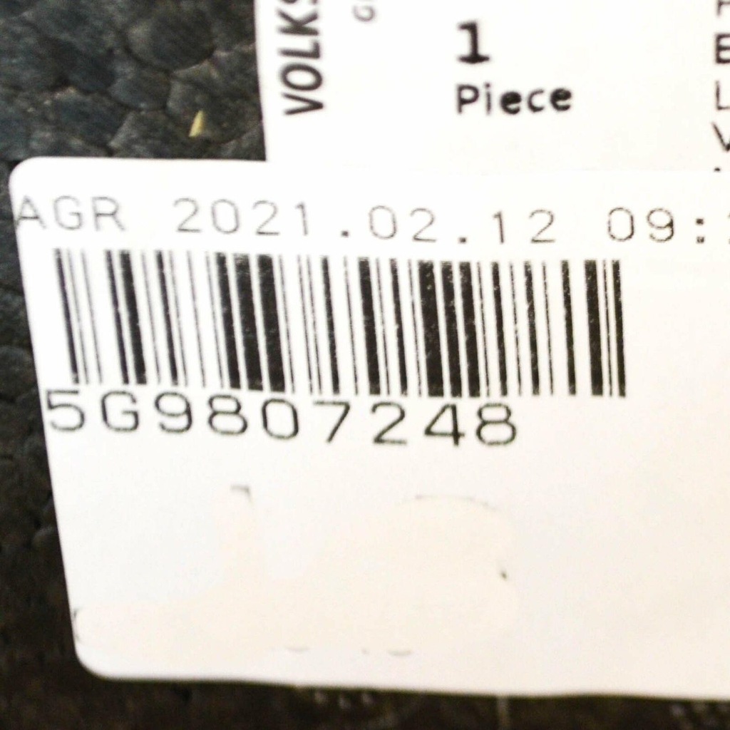 фото №8, Середина с wypełniaczem piankowym vag vw golf r32 gti оригинальный 5g9807248