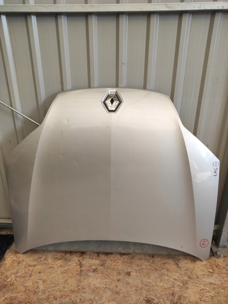 фото №1, Renault laguna iii капот крышка двигателя