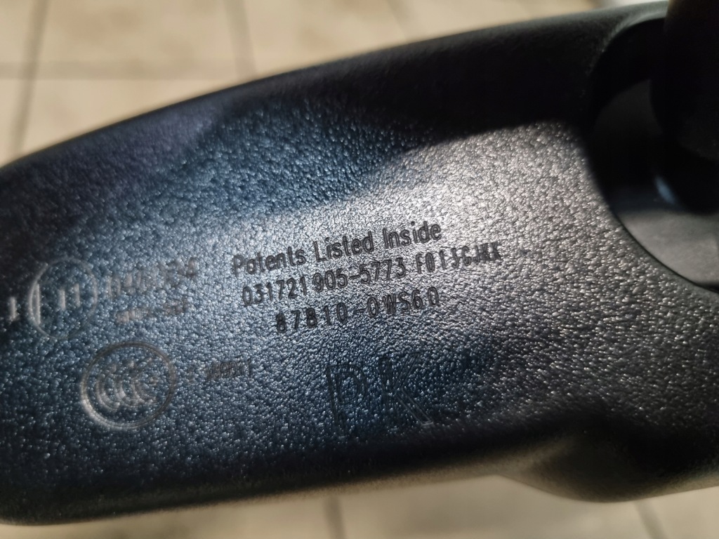 Купить Toyota c-hr chr зеркало заднего вида внутреннее фотохромный 87810-0ws60