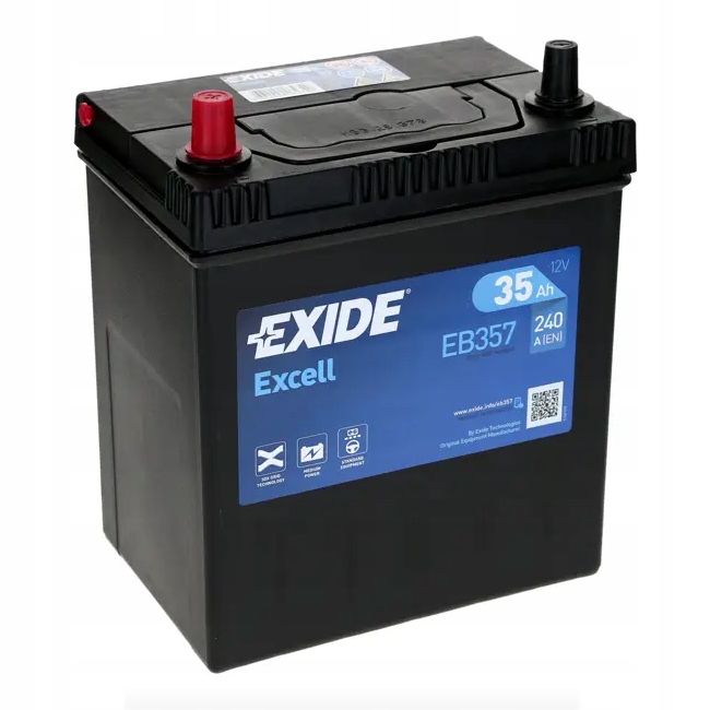 Купити Акумулятор exide excell eb357 12v 35ah 240a l+ b19x