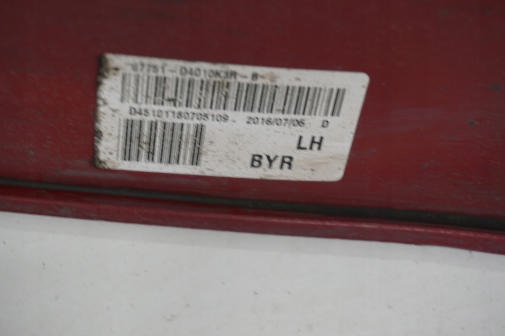 фото №7, Kia optima iv kombi молдинг порог левая k3r