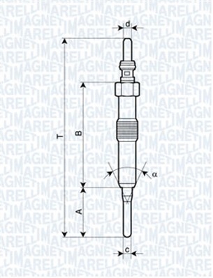 фото №2, Свічки запалювання розжарювання magneti marelli 062900089304