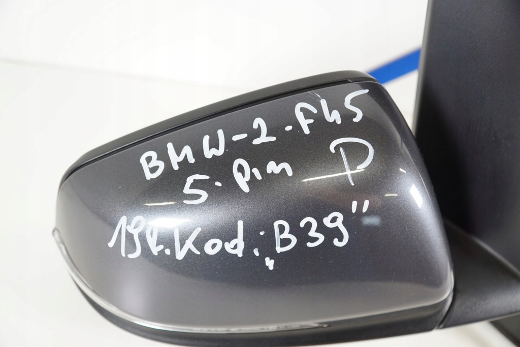 фото №8, Зеркало правый перед oryg europa 5-pin kod: b39 bmw 2 f45 f46 active 19r