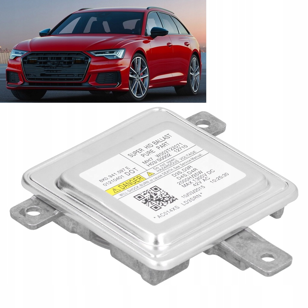 фото №8, Перетворювач світла ксенон 8k0.941.597e d3s/d4s модуль регулятор напруги