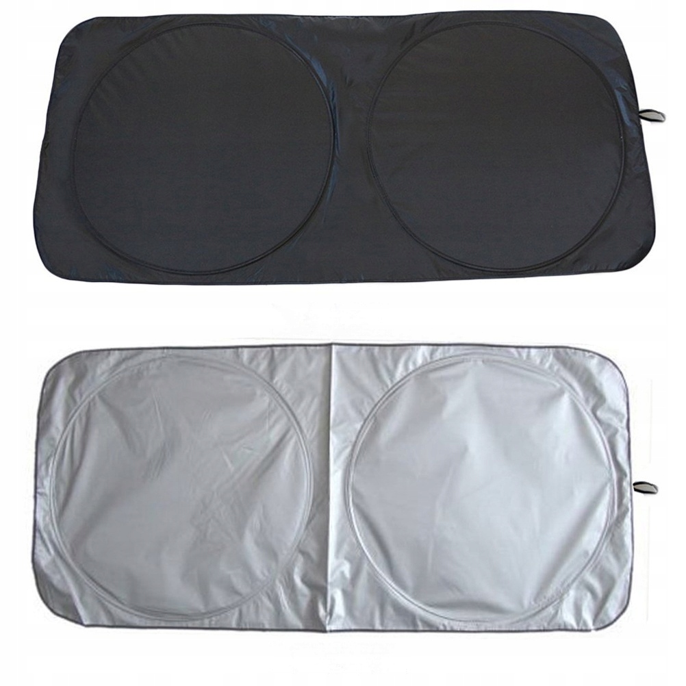 Серебристая накладка солнцезащитная на передняя стекло автомобиля uv Оригинал