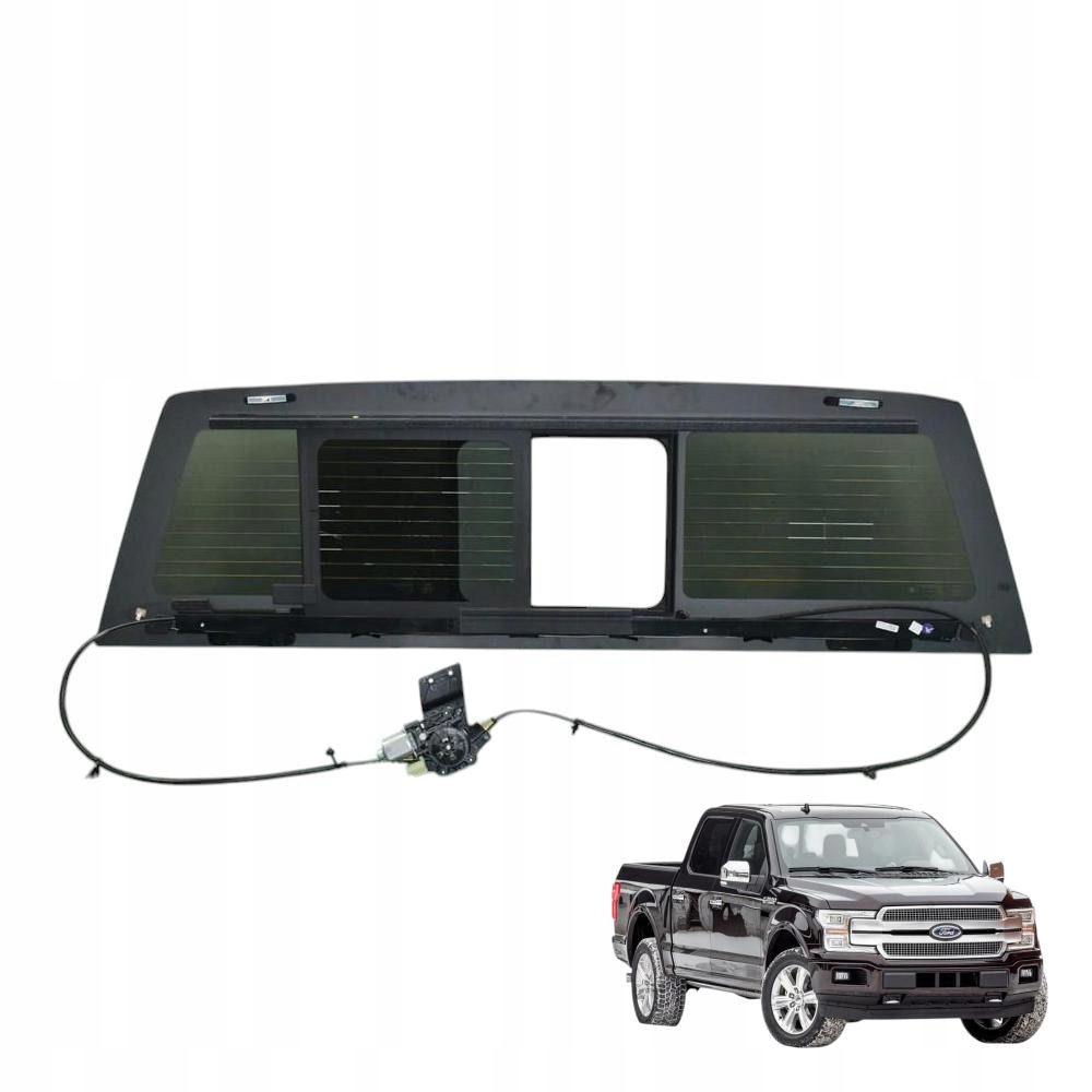 фото №1, Стекло задняя задняя ford f-150 pick-up 2015-20 тонированная сдвижная