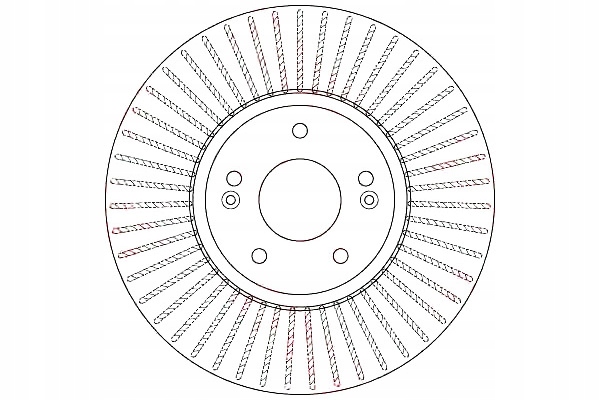фото №16, Диск тормозной. hyundai santa fe ii 06- перед