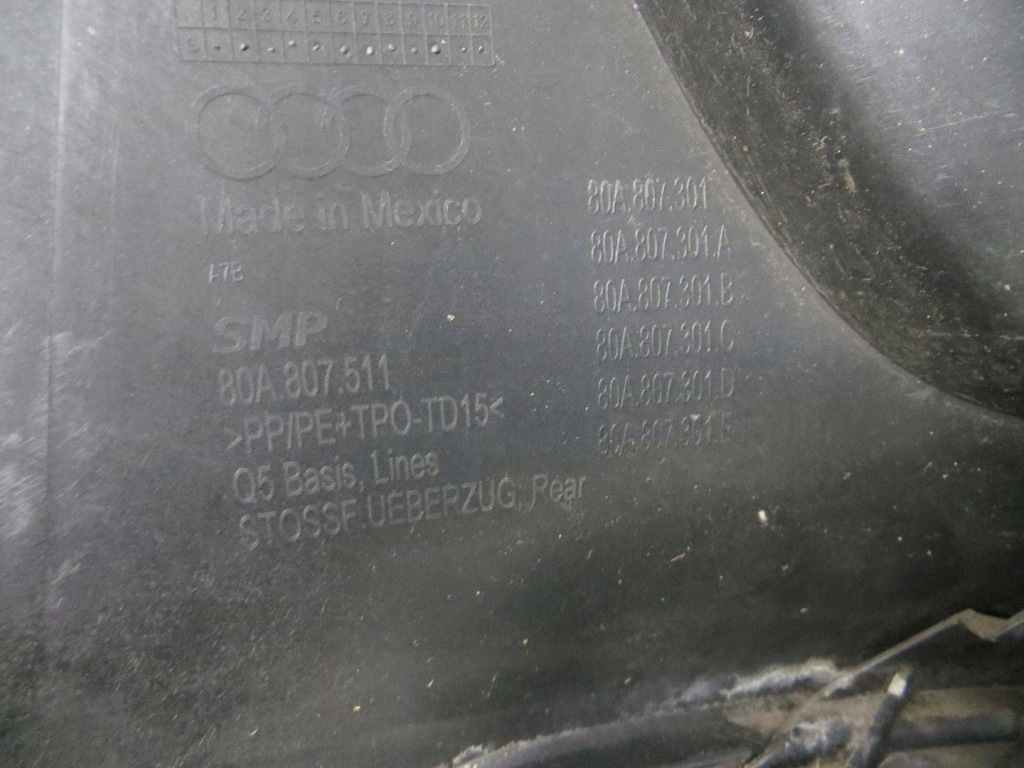 Audi q5 ii бампер задняя задний lx7l 17- в Украине