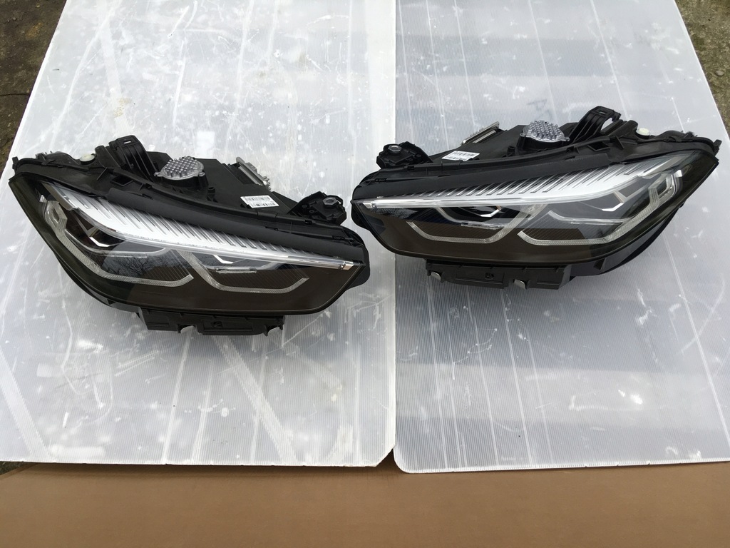 фото №14, Bmw 8 g14 g15 g16 лампа full led nowa бампер капот крыло m8 f91 f92 f93