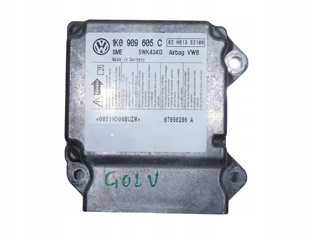 фото №5, Датчик подушка безопасности vw golf v plus 1k0909605c
