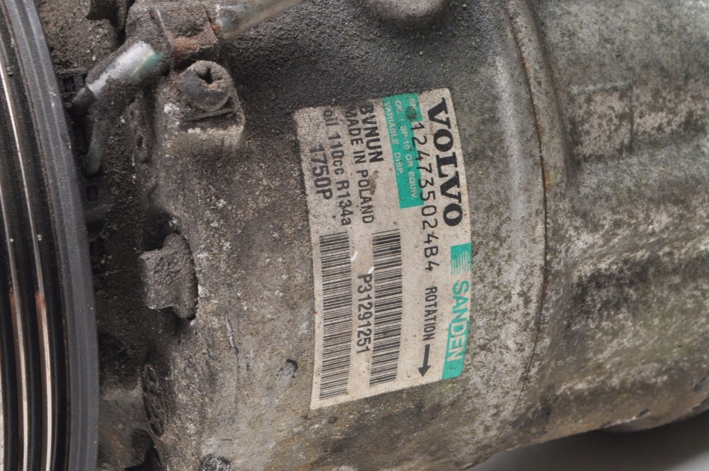 фото №6, Volvo v40 ii s60 ii v60 1.6 d2 114km компрессор кондиционера 31291251