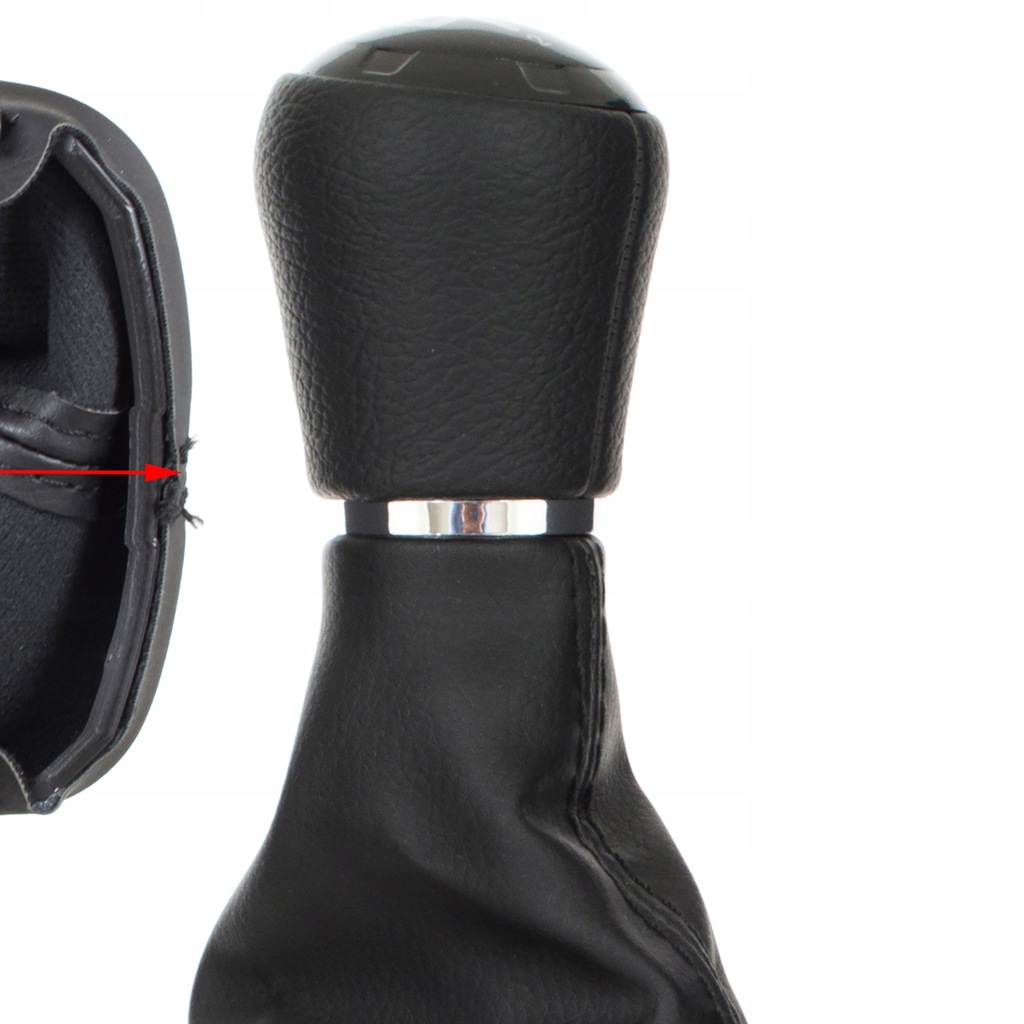 фото №8, Ручка рычаг переключения передач 5b + чехол do audi a3 8l 1996-2003 кожа