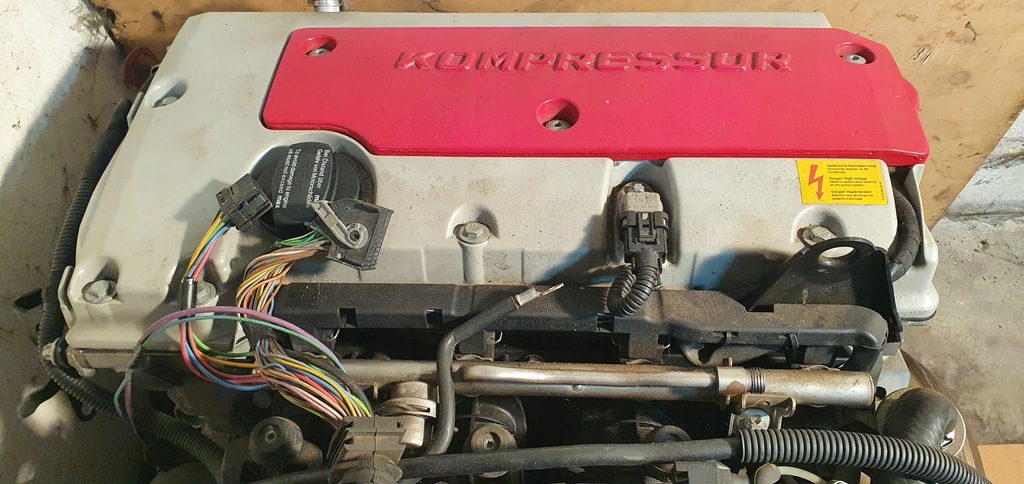 фото №1, Mercedes slk r170 двигун kpl 2.3 компресор 111983 111.983 112tyś km! film!