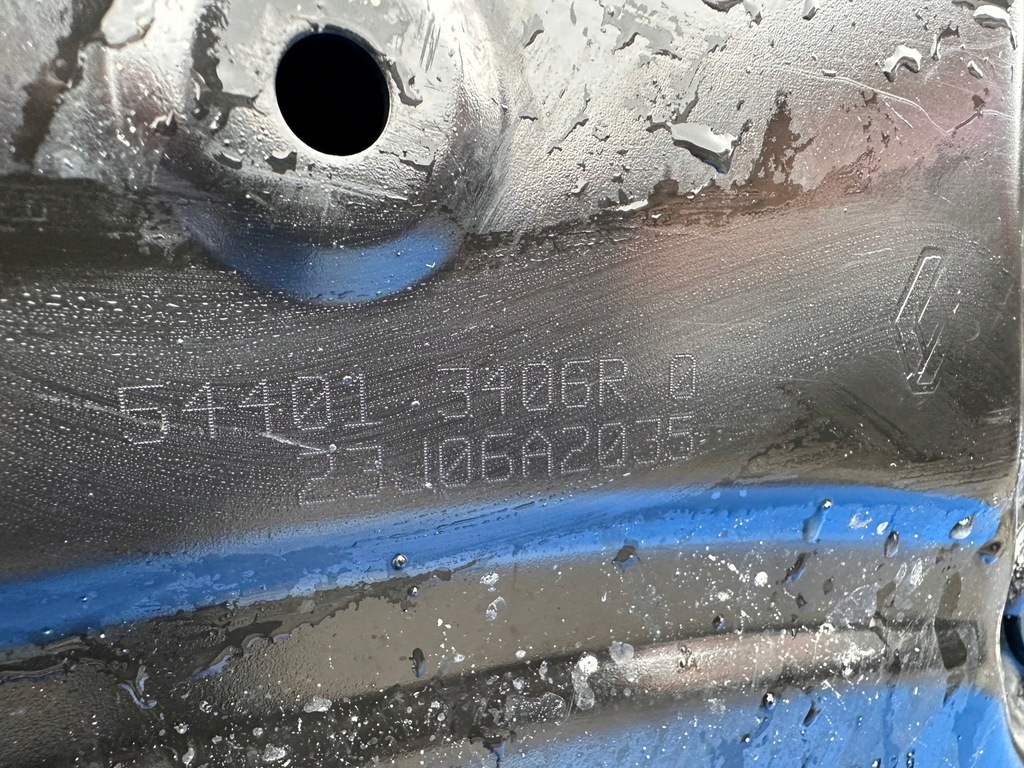 фото №5, Renault arkana 24- 1.6 hyb подрамник подрамник полный рычаги датчик демонтаж