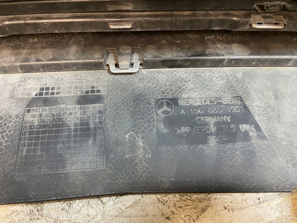 фото №11, Mercedes gla 156 lift amg 45 бампер перед решётка радиатора решётка 17-19