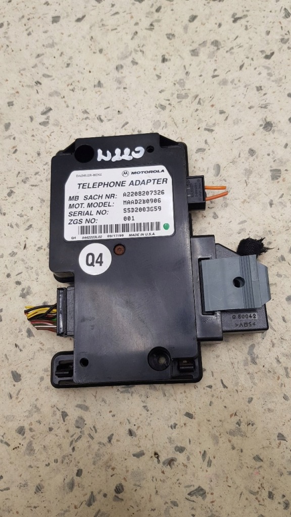 фото №1, Модуль блок управления телефона mercedes w220