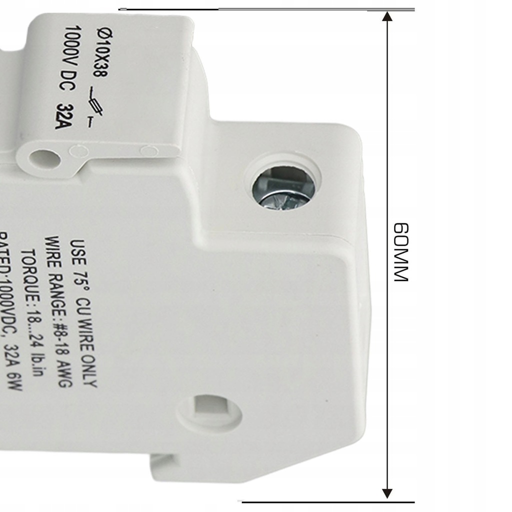 фото №10, 6 szt. запобіжники fotowoltaiczne 4 szt. кронштейн запобіжник do 42