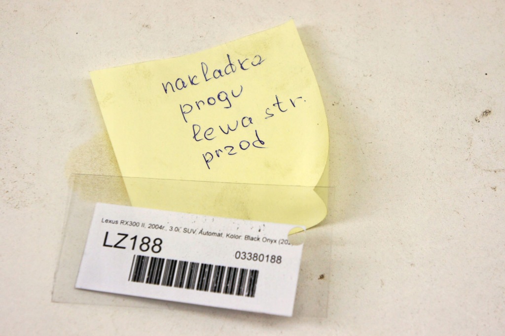 Lz188 lexus rx 2 накладка поріг ліва перед в Україні