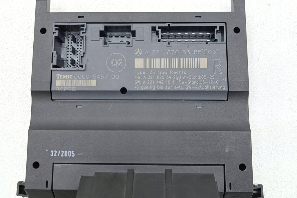 фото №7, Модуль przedniedo правого сиденье mercedes-benz s w221 a2218705385 3.5l