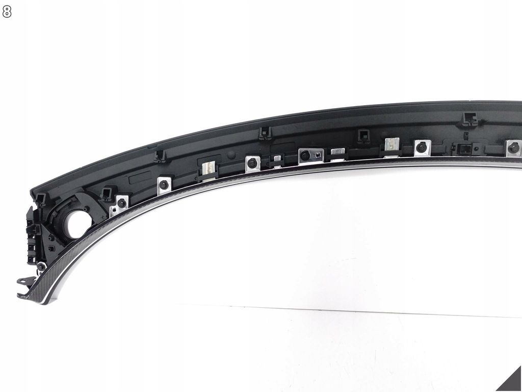 фото №9, Audi rs7 4g8 c7 14-18 молдинг верхний приборная панель жабо карбон head up 6t3