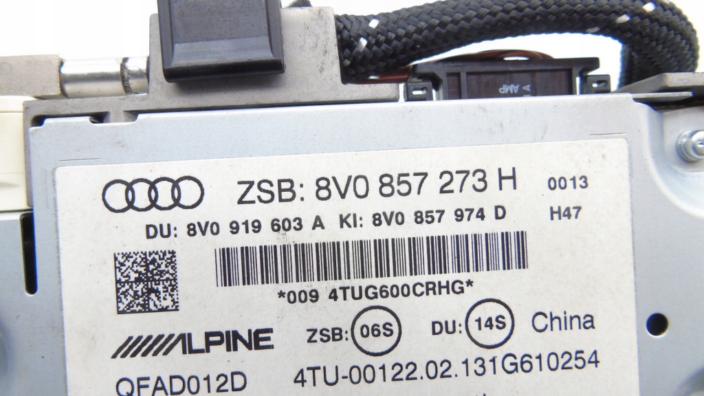 фото №7, Дисплей екран навігації audi a3 8v 8v0857273h