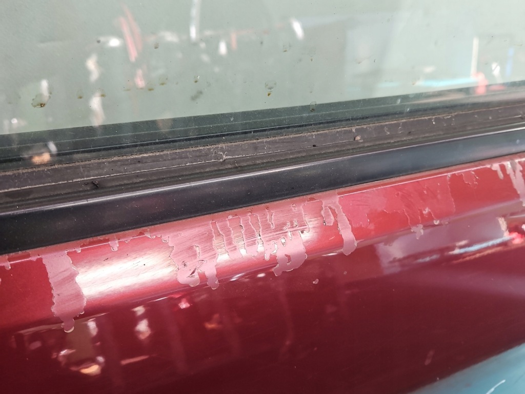 фото №4, Дверь задняя правое mitsubishi space star i 98-05 bordowy