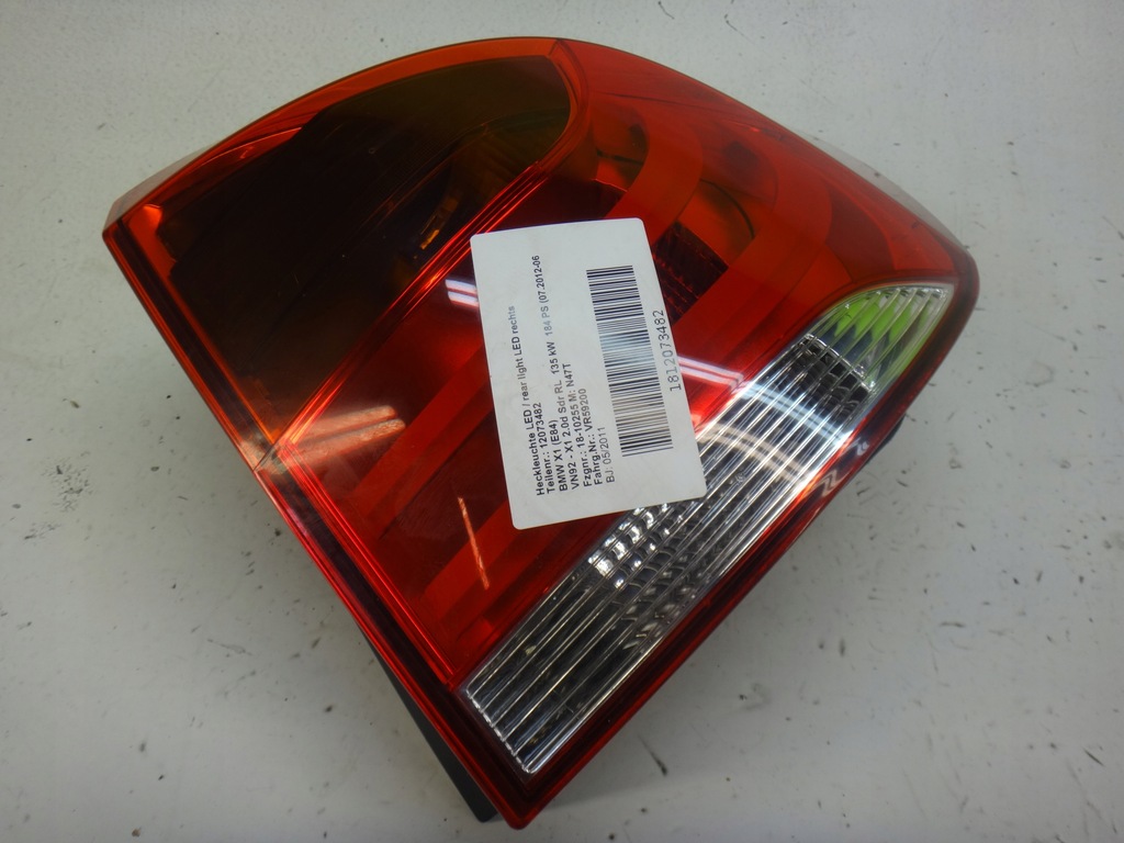 фото №10, Лампа правый правая задняя задняя bmw x1 e84