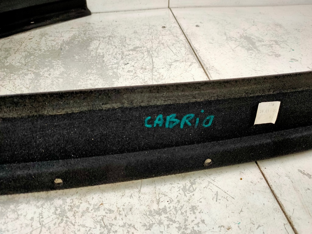 фото №7, Накладка крыша audi tt cabrio czarna