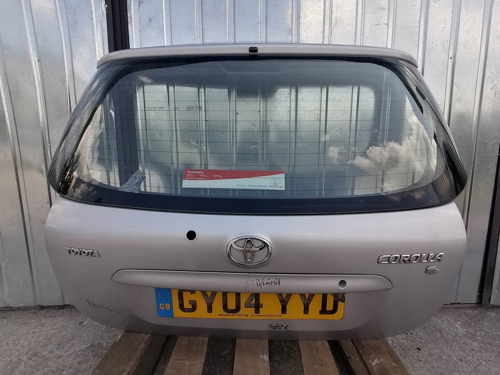 фото №1, Крышка багажника стекло задняя toyota corolla e12 hb 5d 02-04