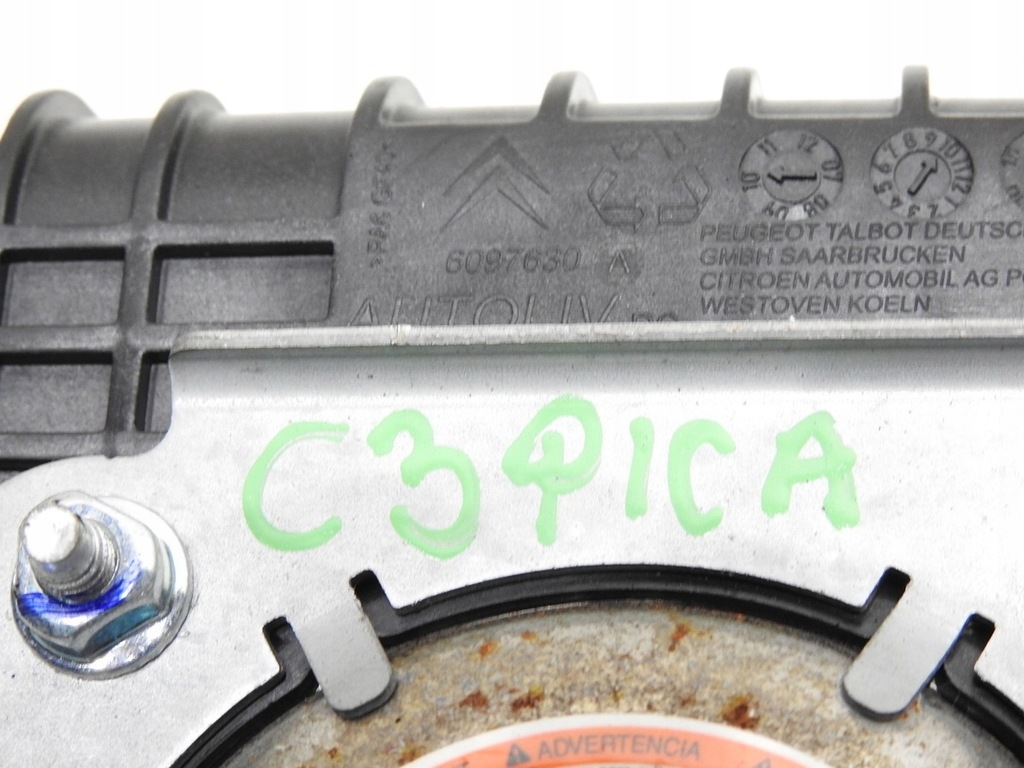 фото №7, Подушка подушка безопасности пассажира citroen c3 picasso