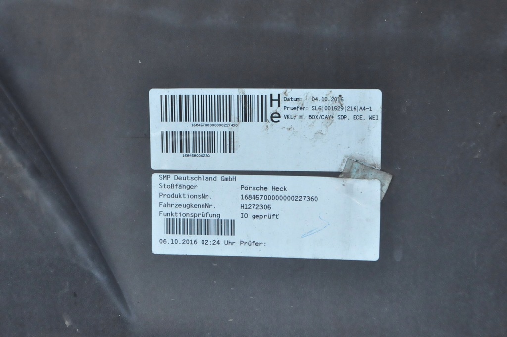 фото №16, Porsche 718 cayman 982 lift 15- бампер задня задній pdc c9a