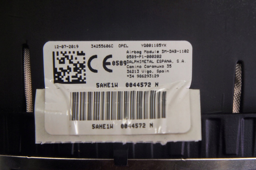 фото №7, Nv051 opel combo iv e ^ подушка безпеки подушка водія